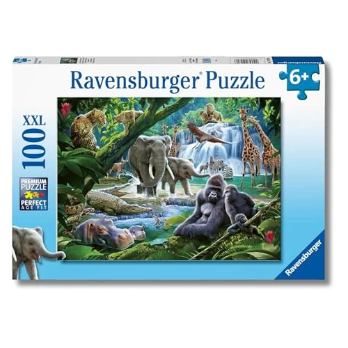 Oferta limitada: Ravensburger - Puzzles XXL Animales De La Selva | Puzzle 6 Años O Más | Regalo Niño 6 Años O Más De 100 Piezas | Rompecabezas Niños De 36 X 49 Cm Puzzle de 14.43 EUR a 14.43 EUR (ahorro 0%)