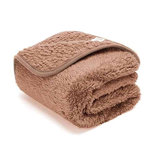 Tijdelijke aanbieding: Nobleza Huisdier Deken Zachte Warme Hondendeken Wasbare Fleece Kattendeken Geschikt voor Kleine Middelgrote Hond Puppy Katten Huisdier Bruin 80 * 80cm van 12.99 € naar 12.99 € (0.00% korting)