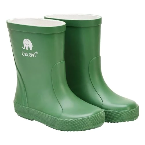 Offerta a tempo: Celavi Basic Wellies Solid, Stivali in Gomma Unisex-Bambini — 20% da 34,95 € a 28,12 €