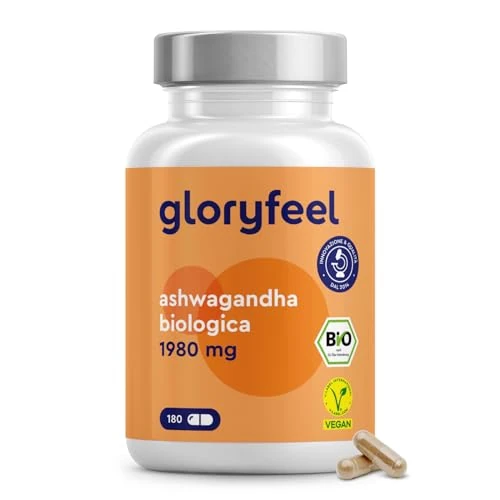 Ashwagandha Cápsulas ecológica - 1980mg por dosis diaria (660mg por Cápsula) - Auténtica baya del sueño de la India - 180 Cápsulas Withania somnifera - Vegano, sin aditivos y probada en laboratorio