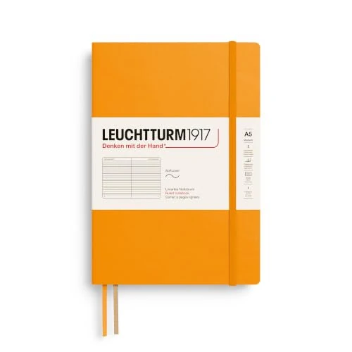 Offre limitée : LECUHTTURM1917 363404 Carnet de notes Medium (A5), Couverture souple, 123 pages numérotées, Rising Sun, ligné de 22.50 € à 22.50 € (0.00% de remise)