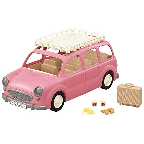 Zeitlich begrenztes Angebot: Sylvanian Families L5535 Familienauto mit Picknickzubehör - Puppenhaus Auto Spielset von 34.99 € auf 27.99 € (20% Rabatt)