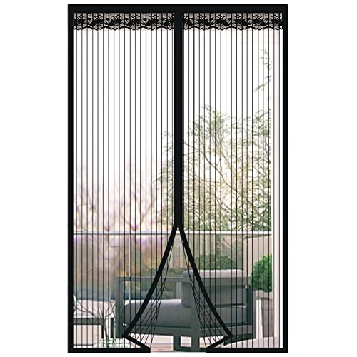 Offerta a tempo: DIKER Zanzariera Magnetica per Porte Anti Zanzare Calamite Tenda Anti Zanzare Insetti Facile da installare per ideale per porte da balcone, cantine, terrazze (Nero, 120 * 240cm) - 10% da 17.98 € a 16.23 €