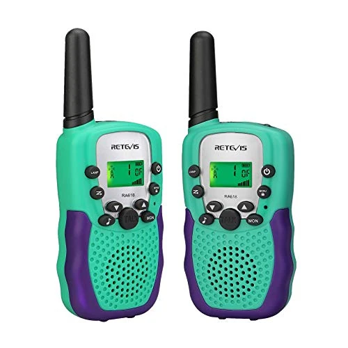 Oferta limitada: Retevis RA618 Walkie Talkie Niños Regalos Juguetes para 6-12 Años Niños Niñas 8 Canales VoX Linterna de Bolsillo, Walkie Talkie para Niños (Verde, 1 Par) de 16.99 € a 16.99 € (ahorro 0.00%)