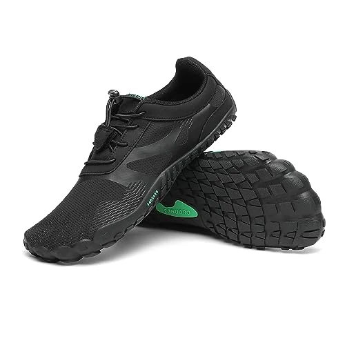 Limited-time offer: SAGUARO Men's and Women's Barefoot Shoes, Outdoor Fitness Shoes, Sports Trail Running Shoes, Size 36-48, Style 2 Black A, 5 UK from 39.94 £ to 39.94 £ (save 0.0%)