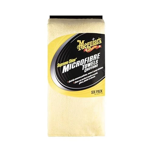 Meguiar's X2035EU Supreme Shine ściereczki z mikrofibry 6-pak