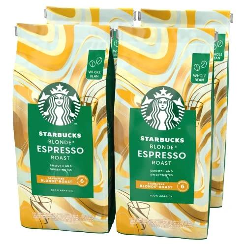 Oferta limitada: STARBUCKS Blonde Espresso Roast Café De Grano Entero De Tostado Suave, 450g (Paquete de 4) de 46.79 EUR a 34.99 EUR (ahorro 25%)