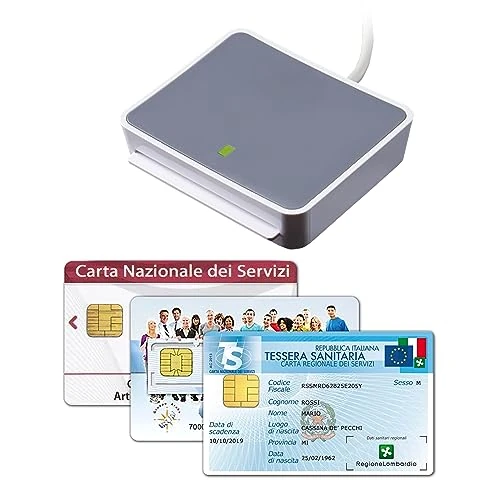 Offerta a tempo: Internavigare uTrust 2700R Lettore USB SPID Firma Digitale Tessera Sanitaria AT Difesa - 0.00% da 12.50 € a 12.50 €