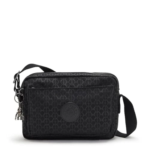 Offerta a tempo: Kipling ABANU M Tracolla media, Signature Emb (Nero) - 37% da 99.90 € a 62.61 €