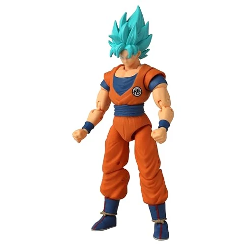 Offerta a tempo: Dragon Ball Super Bandai Figura Dragon Stars 17 cm Super Saiyan Blue Goku - Licenza Ufficiale Dragon Ball - Figura articolata Goku - Giocattolo per Bambini dai 4 anni in su - Action Figure - 36780 - 25% da 26.66 € a 19.99 €