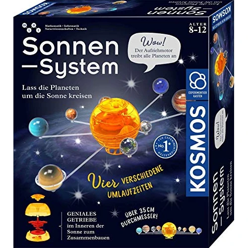 Offre limitée : Kosmos 671532 Système Solaire, Permet aux planètes de Tourner Autour du Soleil, modèle mécanique, boîte d'expérimentation pour Enfants à partir de 8 à 12 Ans sur l'astronomie, l'espace de 17.69 € à 17.69 € (0.00% de remise)
