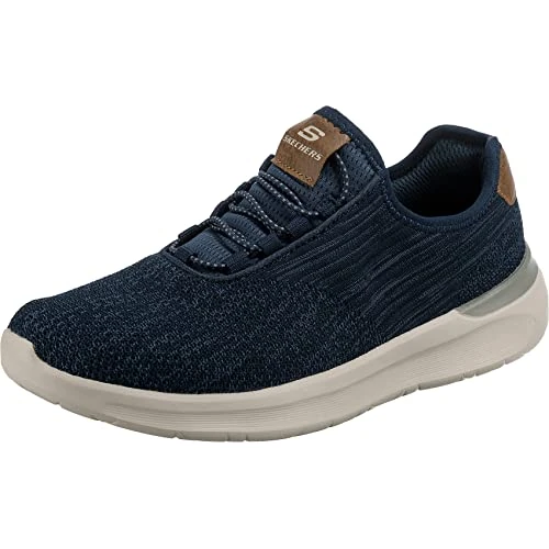 Offerta a tempo: Skechers Lattimora Coringa, Scarpe da ginnastica Uomo, Maglia A Maglia Blu Navy, 43 EU - 28% da 69.95 € a 50.16 €