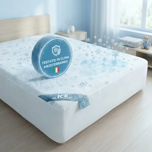 Offerta a tempo: Marivor - Coprimaterasso Matrimoniale Rinfrescante160x190 160x200 – Proteggi Materasso Traspirante Viscosa Premium – Angoli Elasticizzati – Lavabile OEKO-TEX Made in Italy (Coprimatersso 180x200) - 0.00% da 59.90 € a 59.90 €