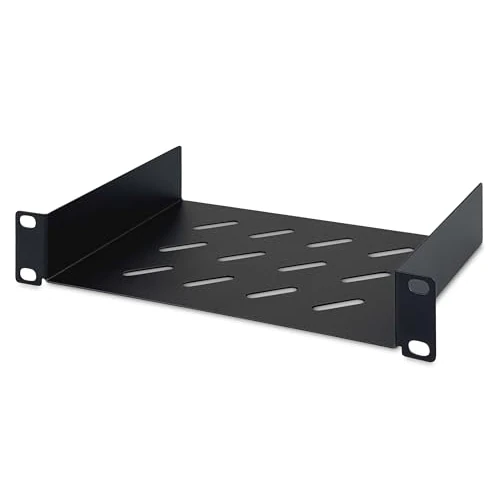 Offerta a tempo: DIGITUS Scaffale, 1U, 10 pollici (254 mm), Per armadio di rete, Profondità 150 mm, Lamiera d'acciaio perforata, Nero - 0.00% da 13.90 € a 13.90 €