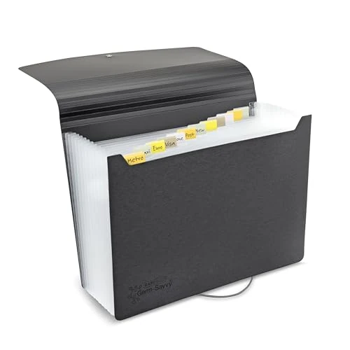 Offre limitée : Rapesco 1638 Trieur à Soufflets Extensible 13 Compartiments, A4, Noir | Protection Antibactérienne Germ-Savvy de 9.11 € à 9.11 € (0.00% de remise)