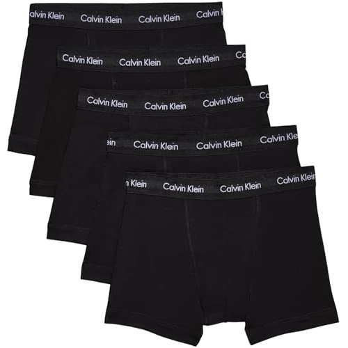 Calvin Klein Trunks voor heren, Zwart (Zwart W. Zwart Wb), M
