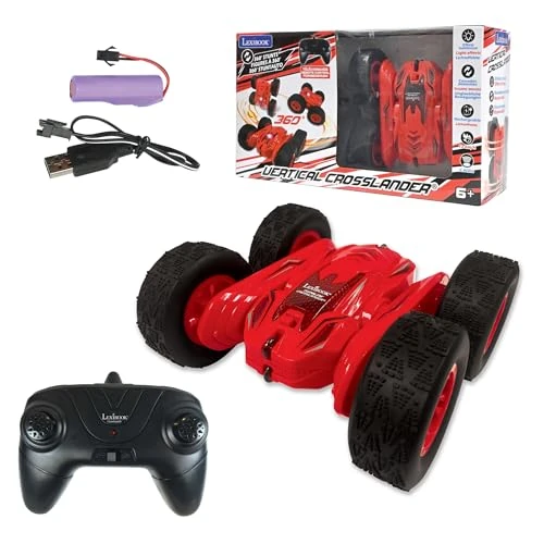 Limited-time offer: LEXIBOOK, Vertical Crosslander®, All-terrain remote control car, up to 12km/h, light effects, several positions, gravity sensor, 2.4Ghz remote control included, rechargeable, RC55 from 19.79 £ to 19.79 £ (save 0.00%)
