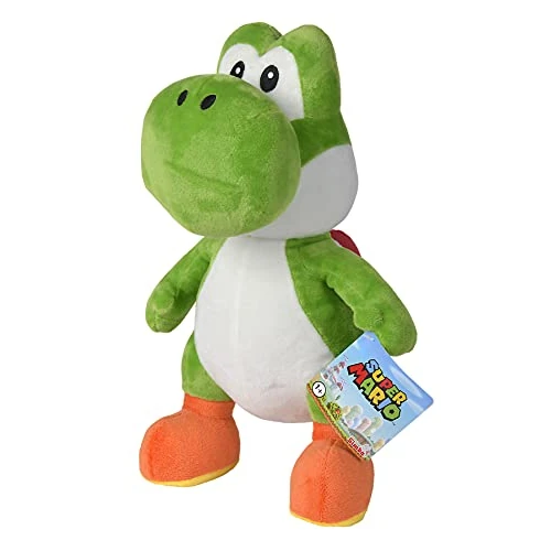 Begrenztes Angebot: Simba Super Mario Yoshi Plüschfigur – Weiches Kuscheltier, detailgetreues Design aus der Videospielwelt, für Kinder und Fans, grün-weiß-orange, Größe 30 cm, ab 0 Jahren von 9.99 EUR auf 9.99 EUR (Rabatt 0%)