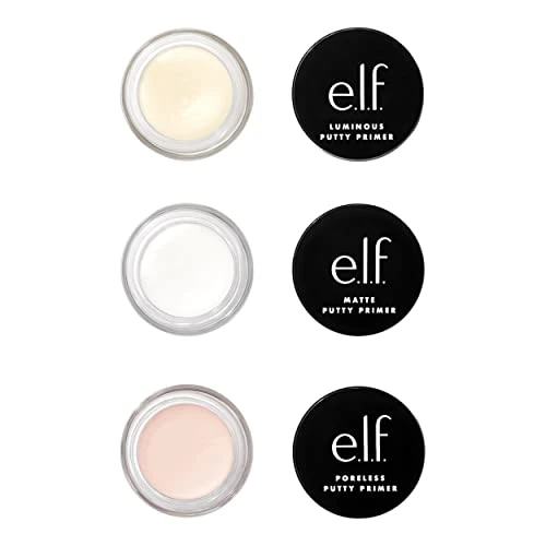 Limited-time offer: el.f. Putty Primer Trio, Three Putty Primers For Different Areas Of The Face, Creates A Perfect Canvas For Makeup, Made With Hyaluronic Acid from 10.99 £ to 10.99 £ (save 0.00%)
