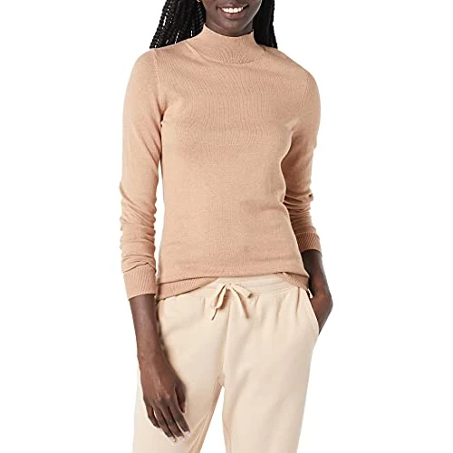 Tijdelijke aanbieding: Amazon Essentials dames Lichtgewicht Mockneck trui van 24.99 EUR naar 24.99 EUR (korting 0%)
