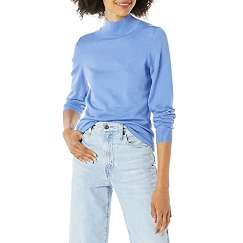 Limited offer: Amazon Essentials Women's Lightweight Mockneck Sweater (Available in Plus Size) from 16.09 EUR to 14.00 EUR (save 13%)