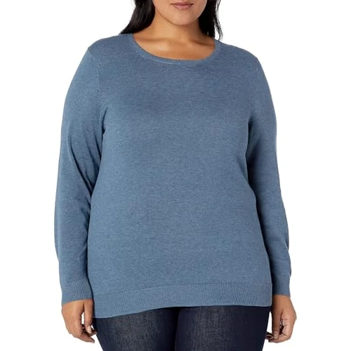 Limited offer: Amazon Essentials Women's Long-Sleeve Lightweight Crewneck Jumper (Available in Plus Size) from 20.51 EUR to 16.20 EUR (save 21%)