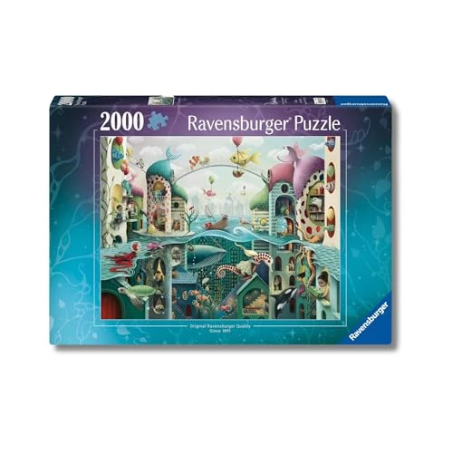 Offre limitée : Ravensburger - Puzzle 2000 pièces - Puzzle Adultes - Dès 14 Ans - Si Les Poissons pouvaient Marcher - Demelsa Haughton - Art - Puzzle de qualité Premium fabriqué en Europe - 16823 de 32.90 € à 32.90 € (0.00% de remise)
