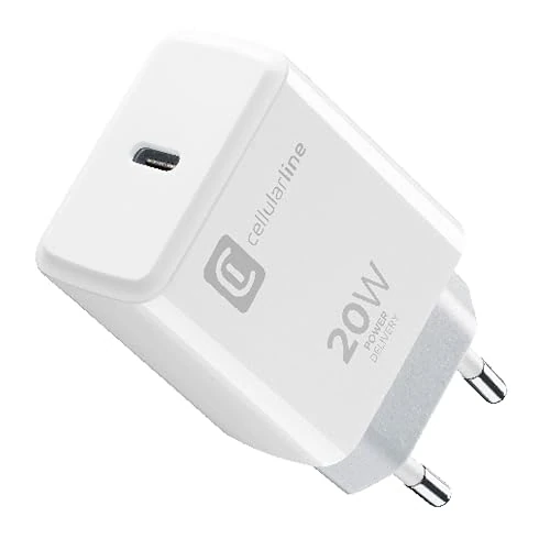 Limited-time offer: cellularline USB-C Charger 20W - iPhone 8 or Later from 24.00 GBP to 24.00 GBP (save 0%)