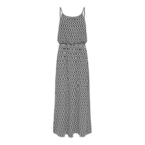 Offre limitée : Only Femme Onlwinner Sl Maxidress Noos Wvn Robe, Noir/Motif Cercles Graphiques., 38 EU de 34.99 € à 22.40 € (36% de remise)