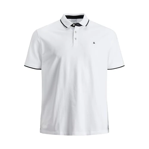 Offre limitée : JACK & JONES Jjepaulos Polo Ss Noos Pls Homme Tricot, Détails Blancs : Ps, 3XL Grande taille de 39.99 € à 35.93 € (10% de remise)