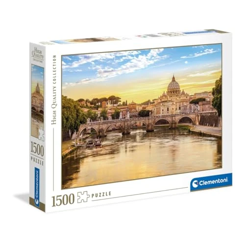 Begrenztes Angebot: Clementoni 31819 Rom – Puzzle 1500 Teile ab 9 Jahren, buntes Erwachsenenpuzzle mit kräftigen Farben, Geschicklichkeitsspiel für die ganze Familie, schöne Geschenkidee von 20.93 EUR auf 14.44 EUR (Rabatt 31%)