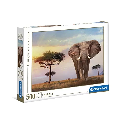 Offerta a tempo: Clementoni - 35096 Collection - African Sunset - puzzle adulti 500 pezzi, Made in Italy - 40% da 9.90 € a 5.95 €
