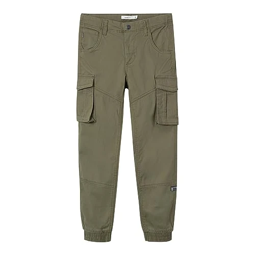 Name It Nkmryan Cargo R Twi Pant 2222-Ba Noos, Pantaloni Bambini e ragazzi, Verde (Deep Lichen Green), 176