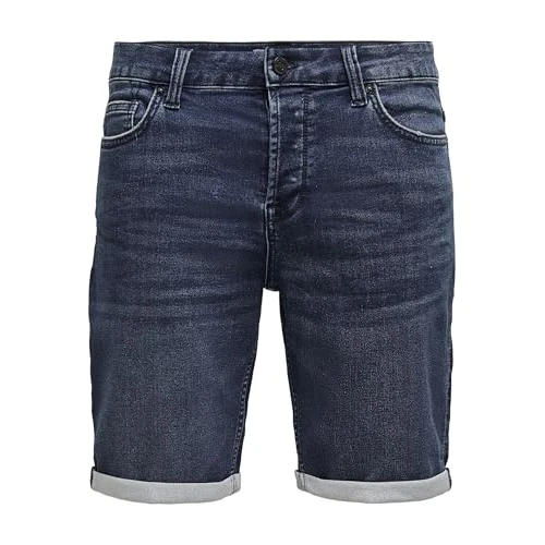 Oferta limitada: Only & Sons Onsply Reg D Blue Jog PK 8582 Dnm Noos Pantalones Cortos, Azul Denim, XS Hombre de 30.00 € a 23.31 € (ahorro 22%)