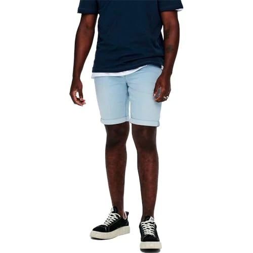 Limited offer: Only & Sons Men's Denim Shorts from 28.00 EUR to 28.00 EUR (save 0%)