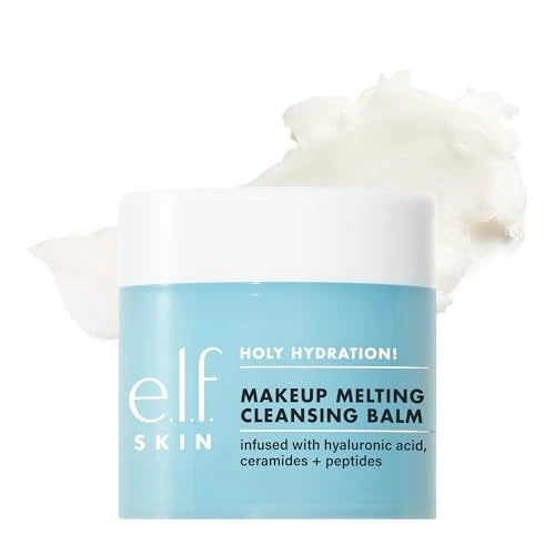 Tijdelijke aanbieding: e.l.f. SKIN Holy Hydration Makeup Melting Cleansing Balm, cleanser voor je gezicht en make-up remover, verrijkt met hyaluronic acid om de huid te hydrateren, veganistisch en dierproefvrij van 14.00 € naar 14.00 € (0.00% korting)