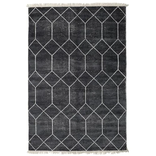 Limitiertes Angebot: RugVista Kiara, Teppich, Shaggy/Handloom, 300 x 250 cm, Rechteckig, Mittlerer Stapel, Wohnzimmer, Esszimmer, Schlafzimmer, Nur chemische Reinigung, Care & Fair Zertifiziert, Navy von 396.00 EUR auf 396.00 EUR (Spare 0%)