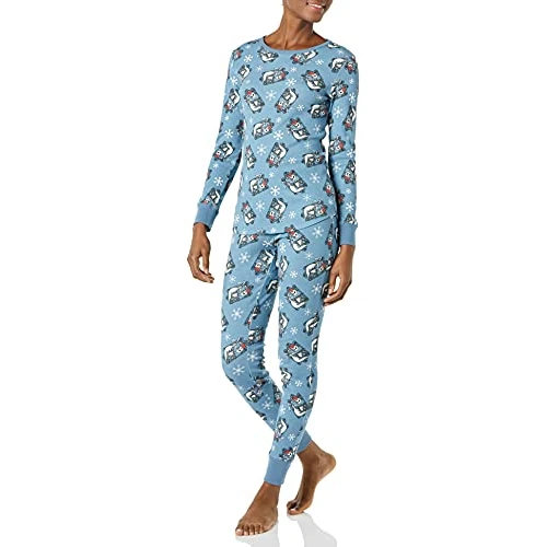 Offerta a tempo: Amazon Essentials Disney | Marvel | Star Wars Set di Pigiama da Notte Attillati in Cotone Donna, Nightmare Babbo Natale Jack, XXL - 0.00% da 19.48 € a 19.48 €