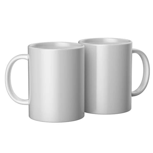 Offerta a tempo: Cricut Tazze vuote | Bianco | 425 ml (15oz) | 2 x tazze a sublimazione Infusible Ink | Da utilizzare Mug Press Infusible Ink - 52% da 9.99 € a 4.75 €