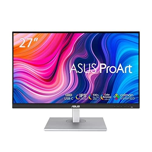 Offerta a tempo: ASUS PROART DISPLAY PA278CV, Monitor Professionale 27” WQHD, Nero | IPS (2560x1440), 100% sRGB, Color Accuracy Delta E<2, Calman Verified, USB-C, DisplayPort Daisy-chain, Stand Ergonomico - 6% da 286.50 € a 269.00 €