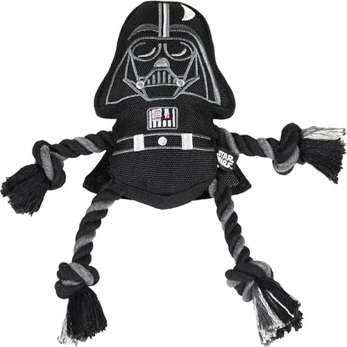 CERDÁ LIFE'S LITTLE MOMENTS - for Fan Pets Star Wars Hundespielzeug, Kuscheltier für Hunde mit Seil - Offizielle Star Wars Lizenz Darth Vader