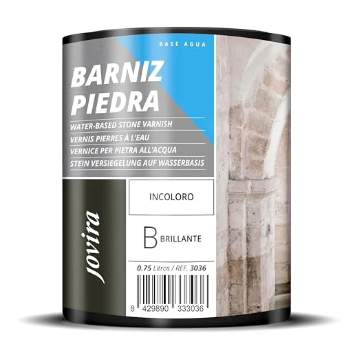 Zeitlich begrenztes Angebot: JOVIRA PINTURAS Steinlack auf Wasserbasis. Lack für Stein- und Mineralsubstrate.(750 Milliliter, glänzend) von 40.94 € auf 20.47 € (50.0% Rabatt)