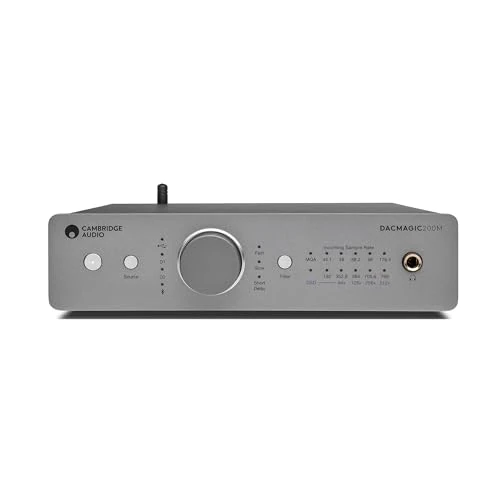 Oferta limitada: Cambridge Audio DacMagic 200M - DAC HiFi MQA y amplificador de auriculares con Bluetooth - Compatible con PC/MAC con conexión USB - Maneja archivos digitales de hasta 24/768 o DSD512 - Gris lunar de 399.00 € a 399.00 € (ahorro 0.00%)