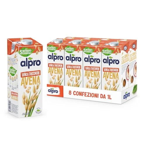 Oferta limitada: Alpro Oat Sin Azúcares Bebida de larga vida a base de plantas, 100 % avena bitiche, alternativa vegana sin lácteos y sin lactosa, 1 L (paquete de 8) de 42.50 EUR a 42.50 EUR (ahorro 0%)