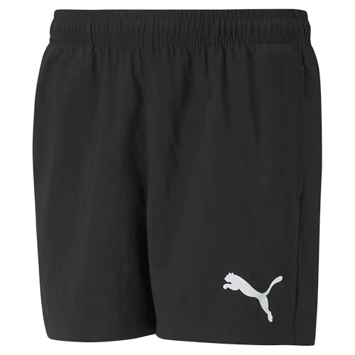 Offerta a tempo: Puma 4063697460713 Active Pantaloncini in Tessuto B Pantaloncini Bambino, 104, Puma Black - 46% da 22.95 € a 12.44 €