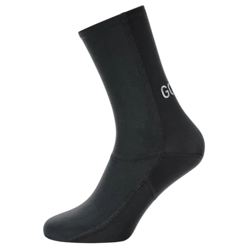 GORE WEAR Chaussettes de Cyclisme Unisexe Shield, Partial GORE-TEX INFINIUM, 41-42, Noir