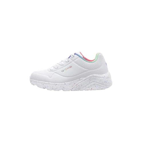Limitiertes Angebot: Skechers UNO Lite Rainbow Speckle 310456L-WMLT, Girl Sports Shoes,Sneakers, White, 28 EU von 54.95 EUR auf 43.75 EUR (Spare 20%)
