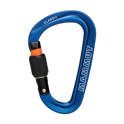 Mammut Classic HMS Screwgate Carabiner blue Screw Gate