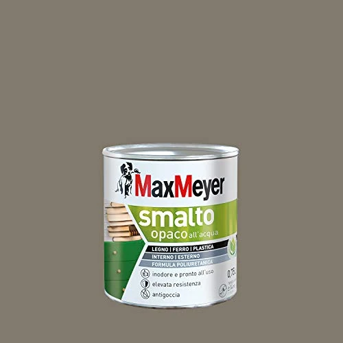Offerta a tempo: Maxmeyer Smalto All'Acqua Poliuretanico Opaco Yuta 0,75 L - 64% da 30.90 € a 11.24 €