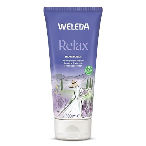 Offerta a tempo: Weleda Aroma Shower Relax, bagno doccia cremoso agli aromi 100% naturali di lavanda, bergamotto e vetiver, tollerabilità cutanea dermatologicamente testata (1X200 ml) - 25% da 9.60 € a 7.22 €